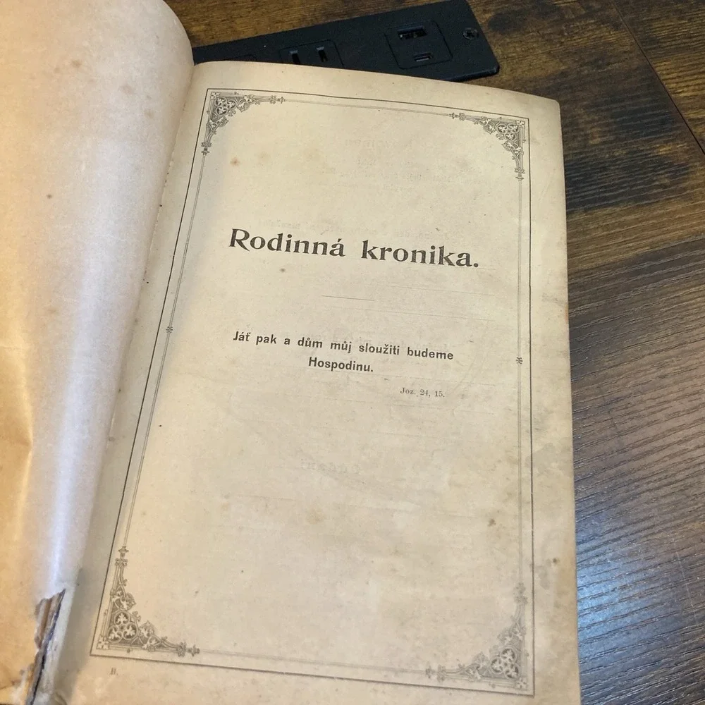 Antique Czech Bible 1909 Prague Kralice Biblí Svatá Vtg HC See Condition‎